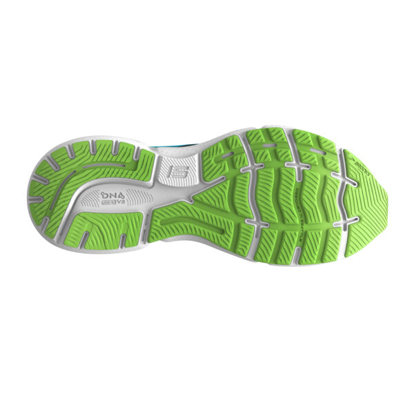 Brooks Men's Ghost 15 - Black/Hawaiian Ocean/Green - Image 6