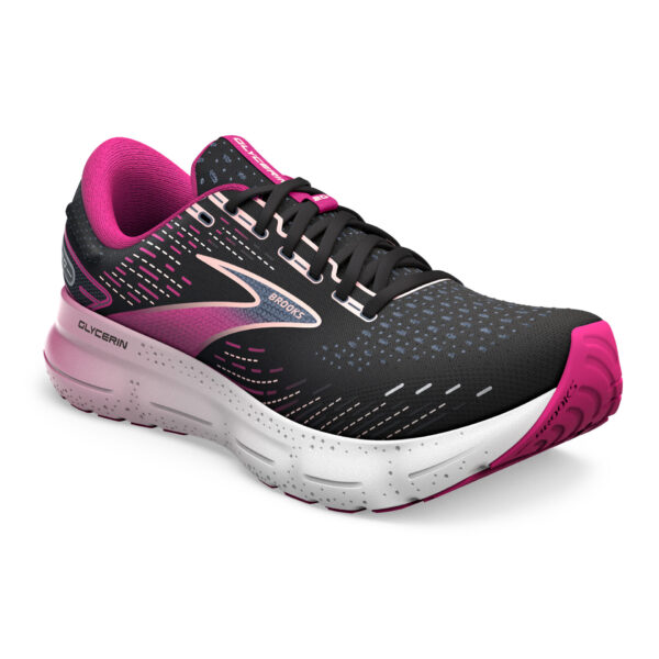 Brooks Women's Glycerin 20 - Black/Fuchsia/Linen - Image 3
