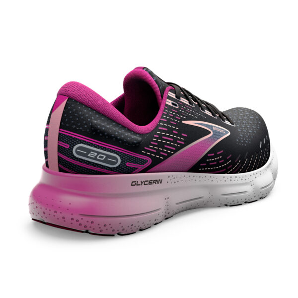 Brooks Women's Glycerin 20 - Black/Fuchsia/Linen - Image 4