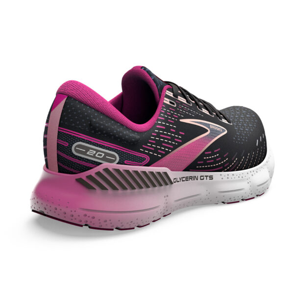 Brooks Women's Glycerin GTS 20 - Black/Fuchsia/Linen - Image 4