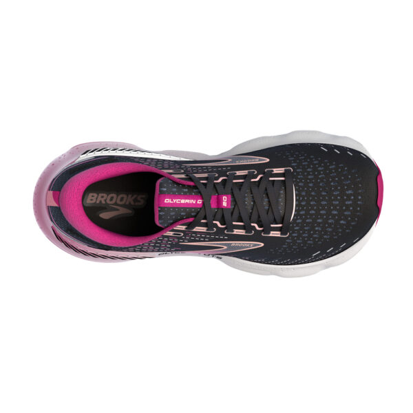 Brooks Women's Glycerin GTS 20 - Black/Fuchsia/Linen - Image 5