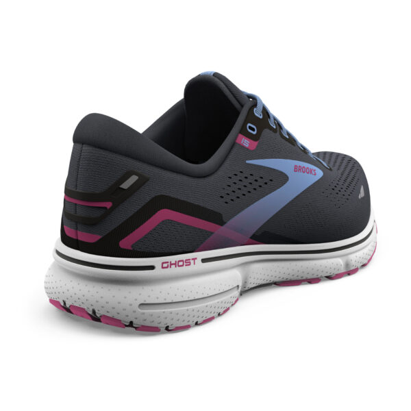 Brooks Women's Ghost 15 - Ebony/Open Air/Lilac Rose - Image 4