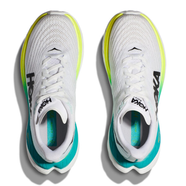 Hoka Men's Mach 5 - White/Blue Glass - Image 5