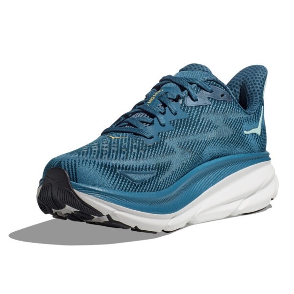 Hoka Men's Clifton 9 - Midnight Ocean/Bluesteel - Image 3