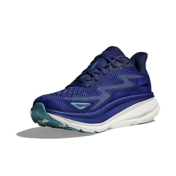 Hoka Women's Clifton 9 - Bellwether Blue/Evening Sky - Image 3