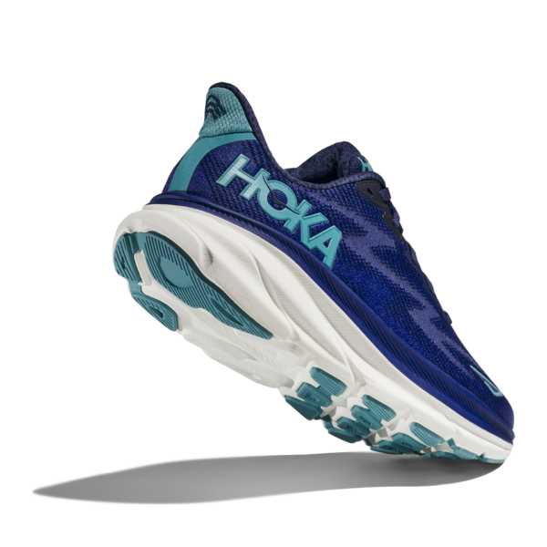 Hoka Women's Clifton 9 - Bellwether Blue/Evening Sky - Image 4