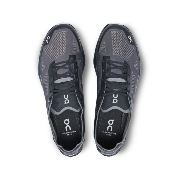 ON Men's Cloudventure Peak 3 - Black/Glacier - Image 4