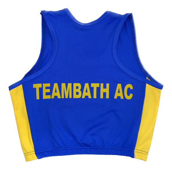 Team Bath AC Crop Top - Royal/Gold - Image 2