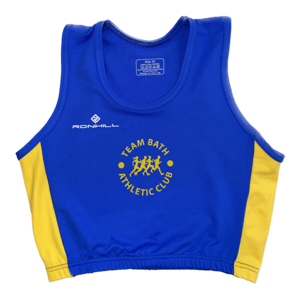 Team Bath AC Crop Top - Royal/Gold