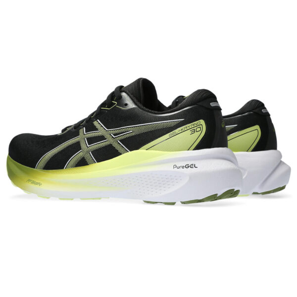 Asics Men's Gel-Kayano 30 - Black/Glow Yellow - Image 4