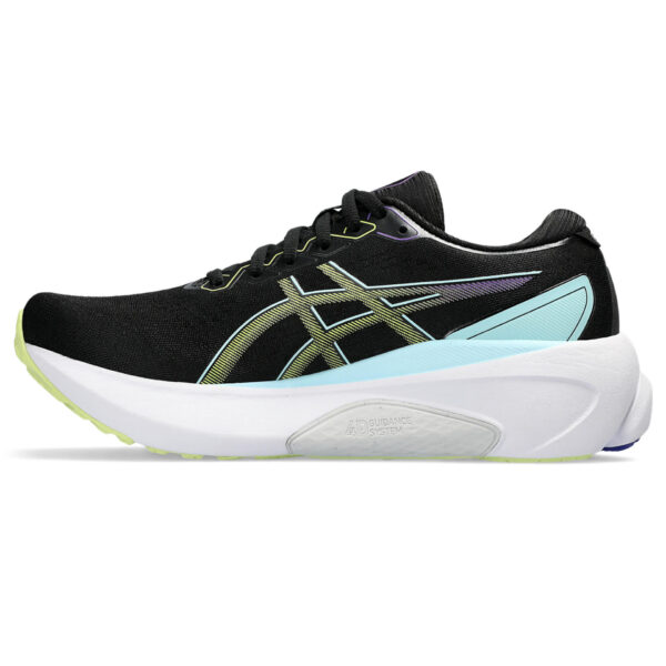 Asics Women's Gel-Kayano 30 - Black/Glow Yellow - Image 2