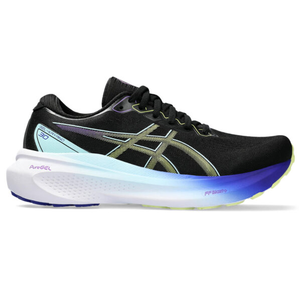 Asics Women's Gel-Kayano 30 - Black/Glow Yellow