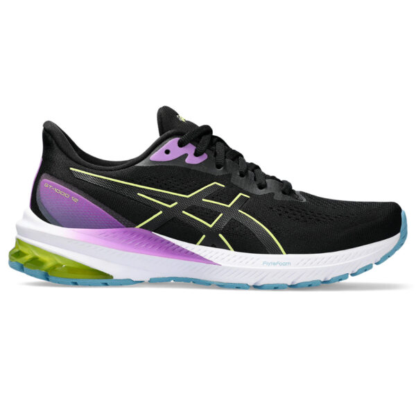 Asics Women's GT-1000 12 - Black/Glow Yellow