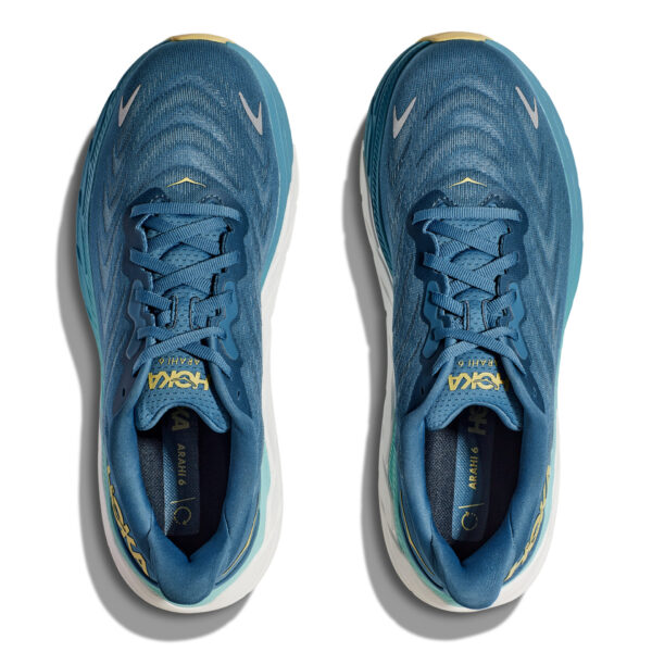 Hoka Men's Arahi 6 - Bluesteel/Sunlit Ocean - Image 5
