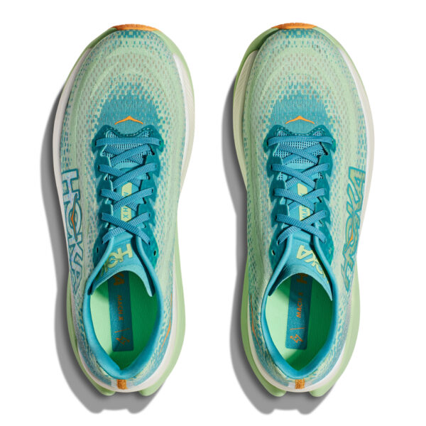 Hoka Men's Mach X - Ocean Mist/Lime Glow - Image 5