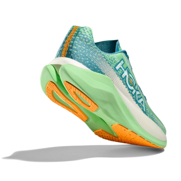 Hoka Men's Mach X - Ocean Mist/Lime Glow - Image 4