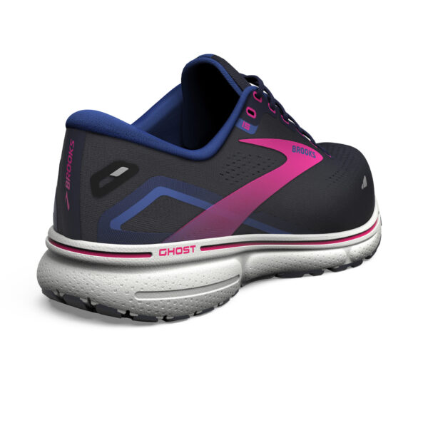 Brooks Women's Ghost 15 GTX - Peacoat/Blue/Pink - Image 4