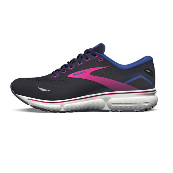 Brooks Women's Ghost 15 GTX - Peacoat/Blue/Pink - Image 2