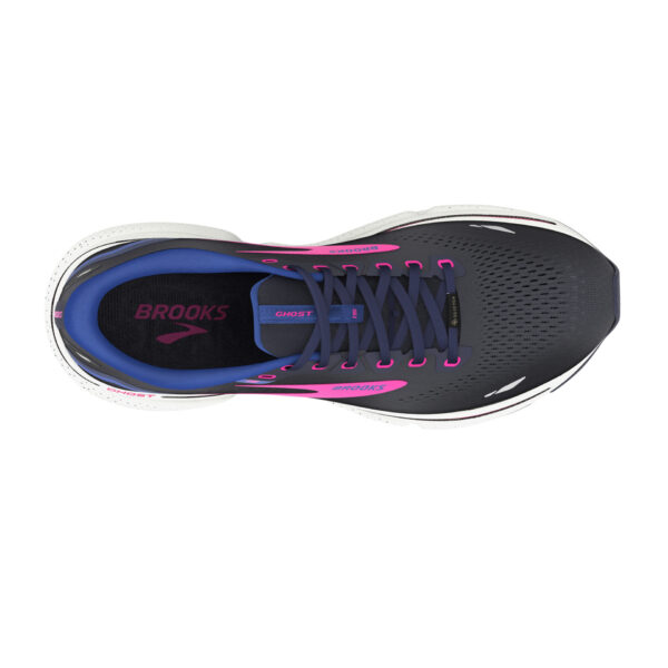 Brooks Women's Ghost 15 GTX - Peacoat/Blue/Pink - Image 5