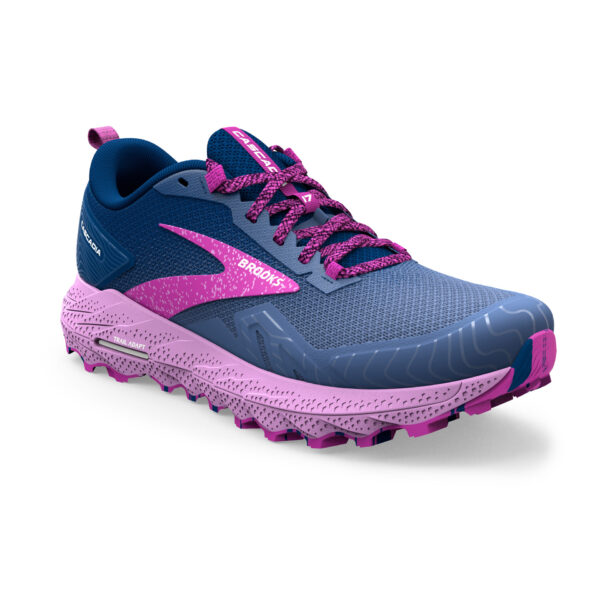 Brooks Women's Cascadia 17 - Navy/Purple/Violet - Image 3