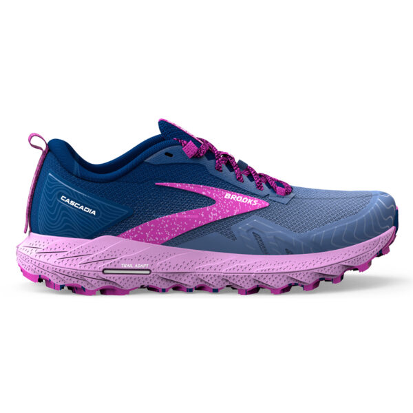 Brooks Women's Cascadia 17 - Navy/Purple/Violet