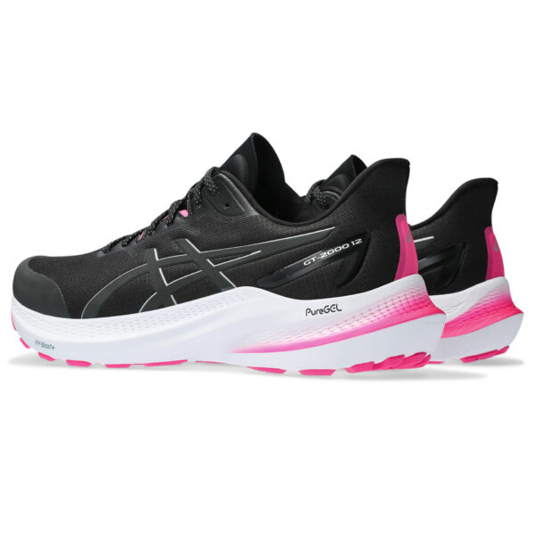 Asics Men's GT-2000 12 Lite-Show - Black/Pure Silver - Image 4