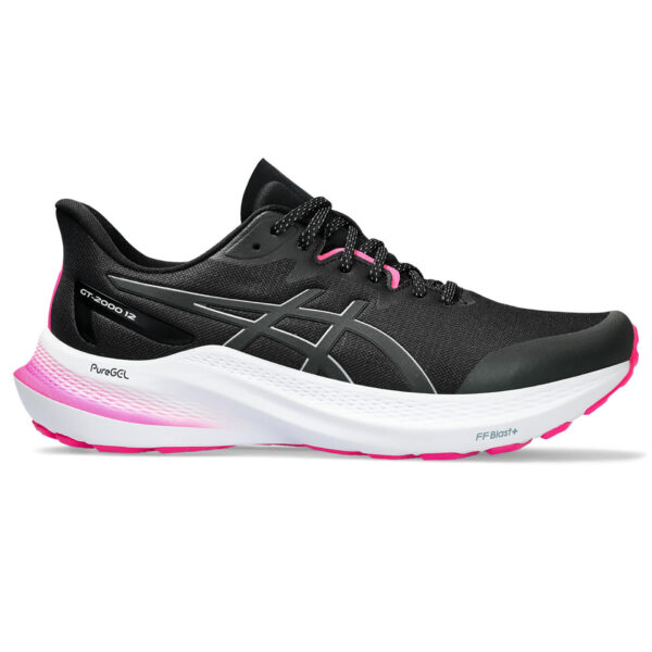 Asics Women's GT-2000 12 Lite-Show - Black/Pure Silver