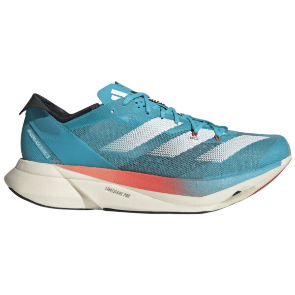 adidas adizero adios pro 3 - Lucid Cyan/Cloud White/Bright Red