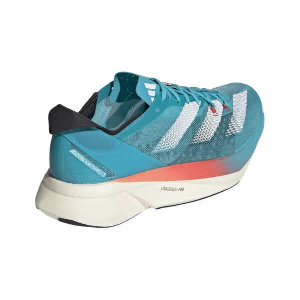 adidas adizero adios pro 3 - Lucid Cyan/Cloud White/Bright Red - Image 4