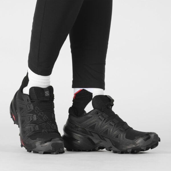 Salomon Women's Speedcross 6 - Black/Black/Phantom - Image 2
