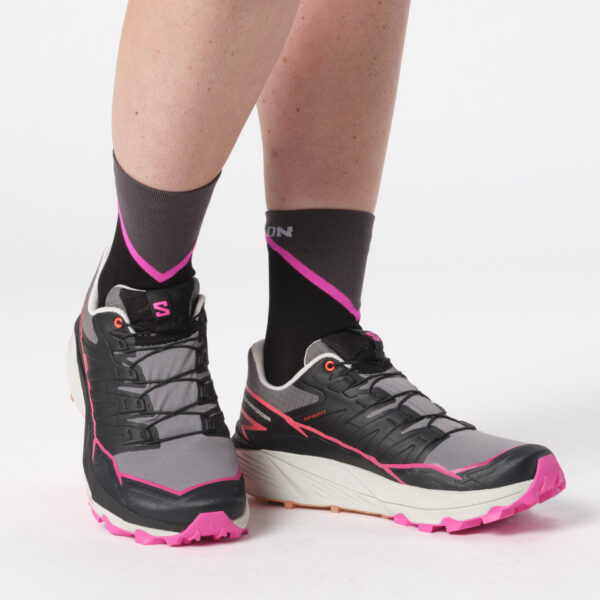 Salomon Women's Thundercross - Plum Kitten/Black/Pink Glo - Image 2