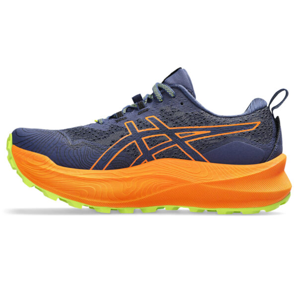 Asics Men's Trabuco Max 2 - Deep Ocean/Bright Orange - Image 2