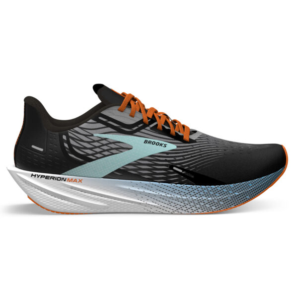 Brooks Men's Hyperion Max - Black/Grey/Orange Clown Fish