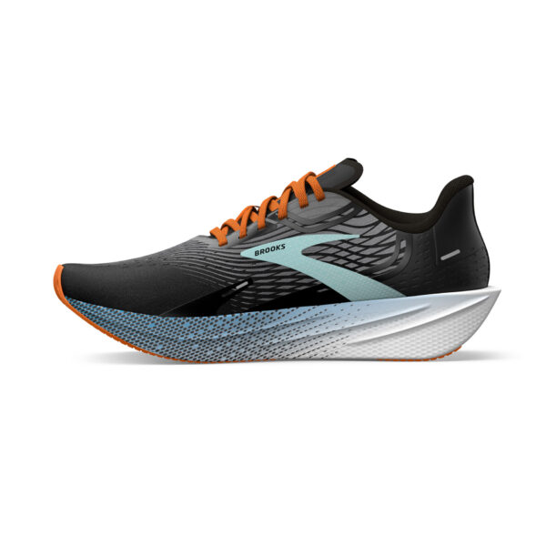 Brooks Men's Hyperion Max - Black/Grey/Orange Clown Fish - Image 2