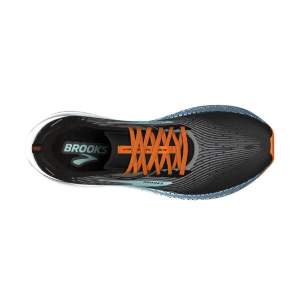 Brooks Men's Hyperion Max - Black/Grey/Orange Clown Fish - Image 5