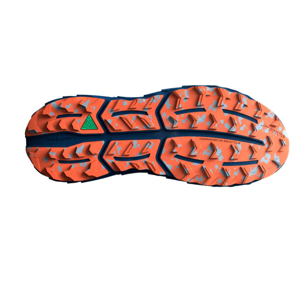 Brooks Men's Cascadia 17 GTX - Black/Blue/Firecracker - Image 6