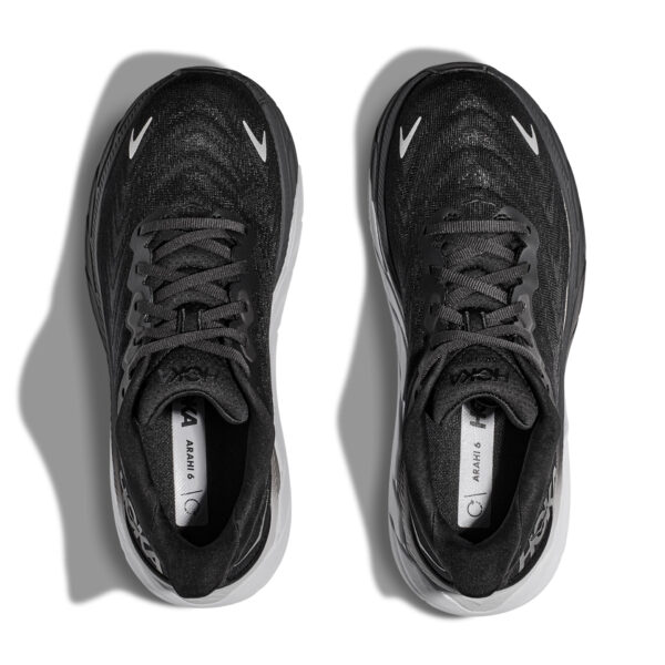 Hoka Women's Arahi 6 - Black/White - Image 5