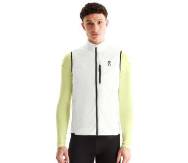 On Men's Weather Vest - White/Black