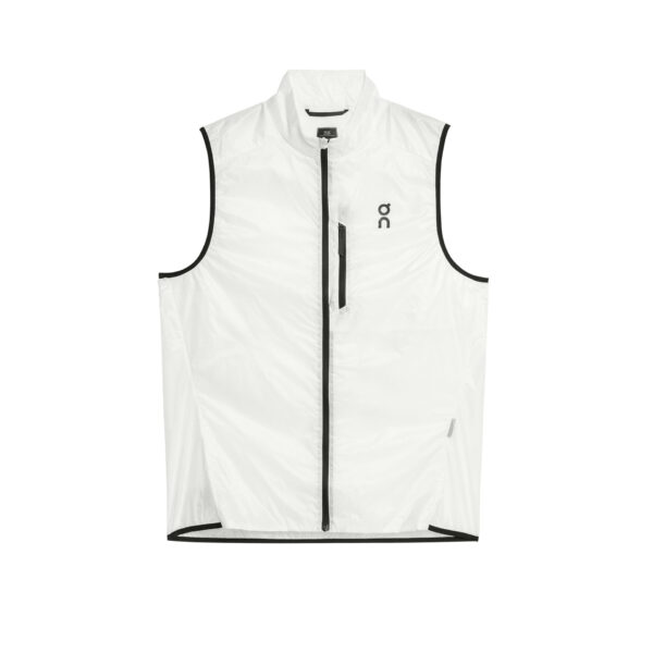 On Men's Weather Vest - White/Black - Image 7