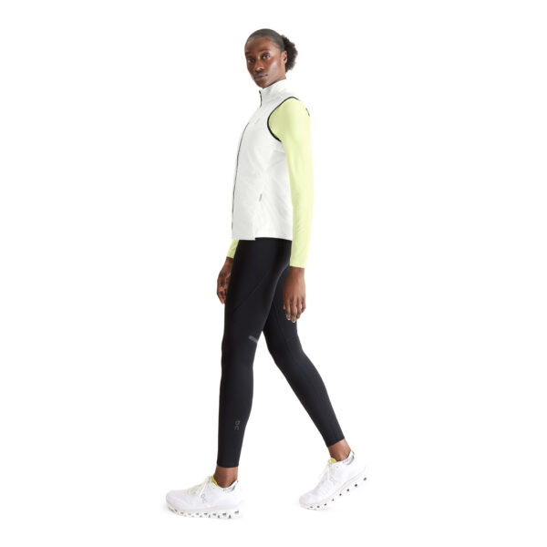 On Women's Weather Vest - White/Black - Image 2