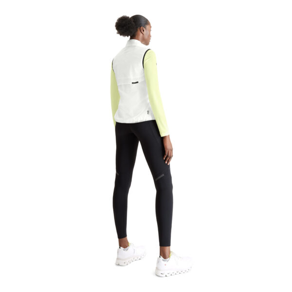 On Women's Weather Vest - White/Black - Image 3