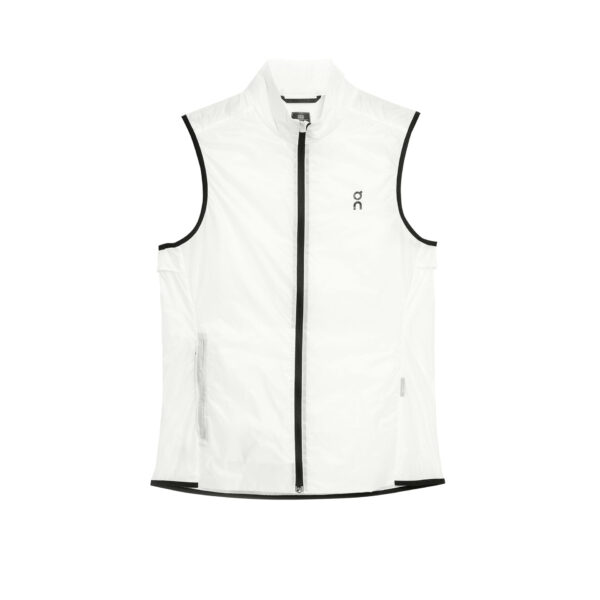 On Women's Weather Vest - White/Black - Image 7