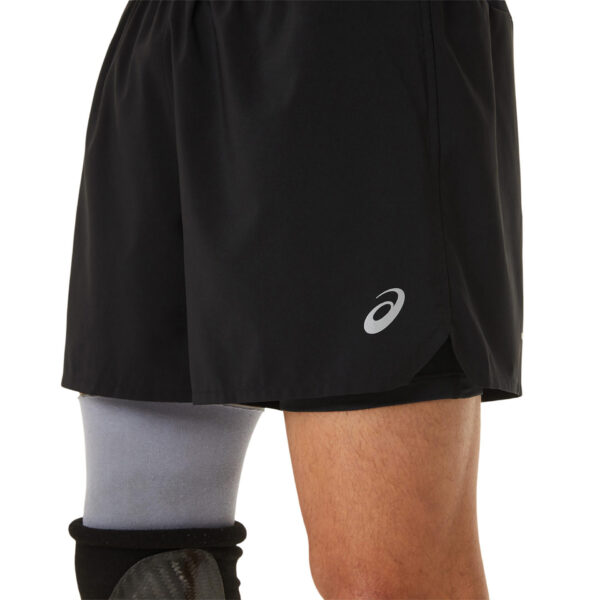 Asics Men's Road 5" 2-in-1 Shorts - Performance Black - Image 4