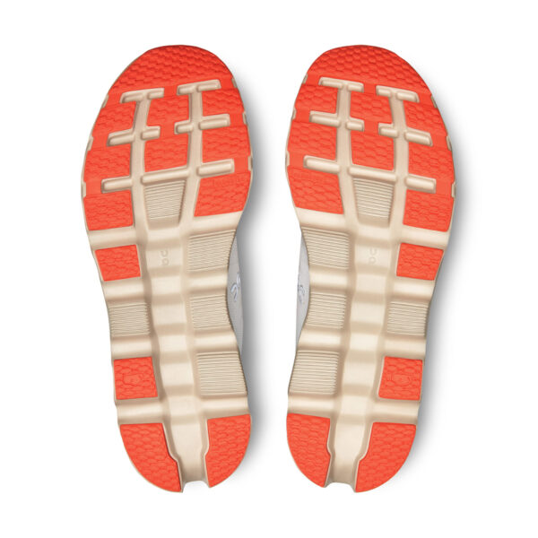 On Men's Cloudstratus 3 - Undyed White/Sand - Image 5