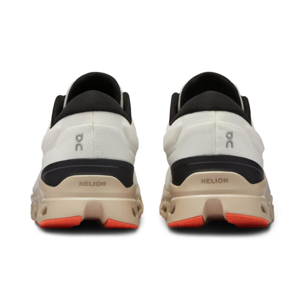 On Men's Cloudstratus 3 - Undyed White/Sand - Image 6