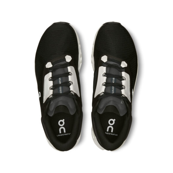On Men's Cloudstratus 3 - Black/Frost - Image 4