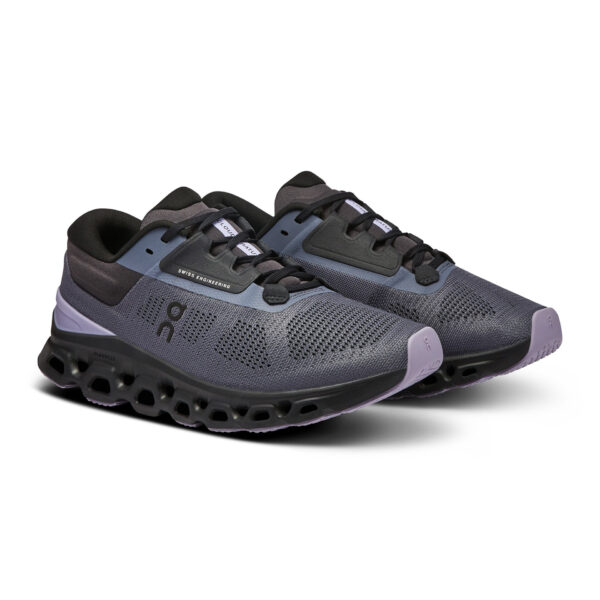 On Women's Cloudstratus 3 - Metal/Wisteria - Image 3
