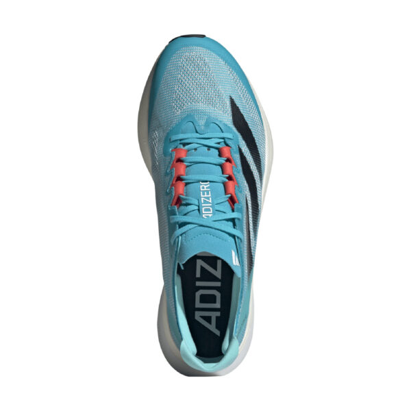 Adidas Men's Adizero Boston 12 - Lucid Cyan/Core Black/Flash Aqua - Image 5