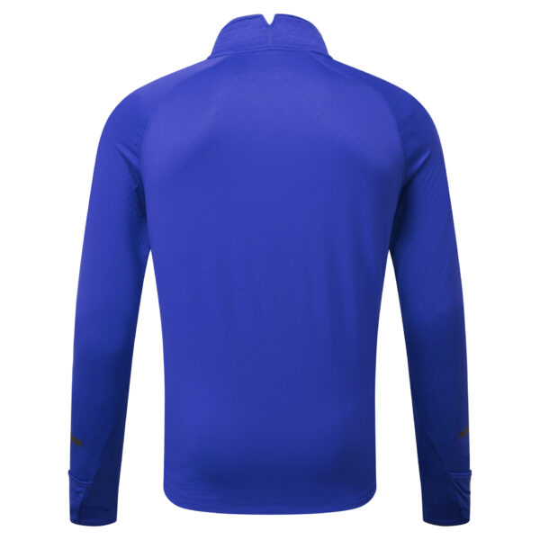 Ronhill Men's Tech Prism 1/2 Zip Tee - Cobalt/Flame - Image 2
