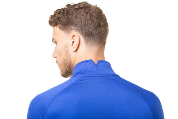 Ronhill Men's Tech Prism 1/2 Zip Tee - Cobalt/Flame - Image 8
